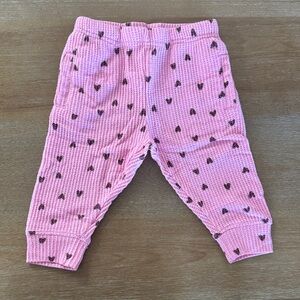 Cat & Jack Pink Heart Baby Pants